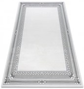 Koberec AKRYL VALS 0A038A C53 48 Grécky ramka slonia kosť / sivý