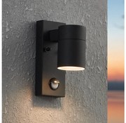 Eglo 99571 - LED Vonkajšie nástenné svietidlo so senzorom RIGA 1xGU10/3W/230V IP44