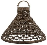 Závesné tienidlo z vodného hyacintu Josiane - Ø 54,5 * 46,5 cm