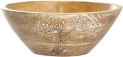 Drevená servírovacia miska z mangového dreva Tours Bowl - Ø 25*9 cm