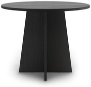 Kulatý jídelní stůl Merla 100 cm černý