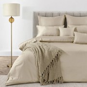 MAKOSATÉNOVÉ OBLIEČKY EVA MINGE ELEGANT1D 140X200 CM, 1 KS 70X80 CM BÉŽOVÉ