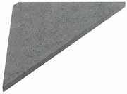 SAPHO AE200-4033 Abeline rohová polica rockstone 20 x 20 cm, concrete