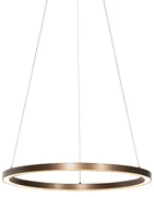 Závesné svietidlo bronzové 60 cm vrátane LED 3-stupňovo stmievateľné - Girello