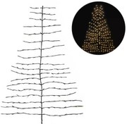 LED nástenný vianočný stromček ZIGGY, hnedý - viac veľkostí Veľkosť: XS