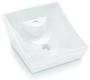 Bathco 4002 - Umývadlo na dosku SORIA 40x41 cm porcelán/biela