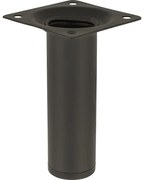 Okrúhla nábytková noha 10 cm čierna