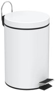 Aqualine Aqualine, SIMPLE LINE odpadkový koš guľatý 3l, biela, 28103
