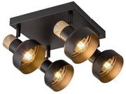 Rabalux 73058 - Bodové svietidlo SASKIA 4xE14/15W/230V