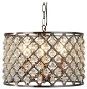 Searchlight 7813-3CU - Krištáľový luster na reťazi MARQUISE 3xE14/40W/230V