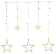 Nexos 41712 Vianočná LED reťaz - hviezdy - 0,6 m, 61 LED teple biela