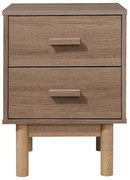 Nočný stolík v dekore duba v prírodnej farbe Melanie – Støraa
