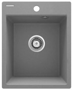 Deante ZRC_S103 - Kuchynský drez CORIO 50x40 cm granit/metalicky sivý