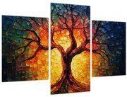 Obraz - Strom života v mozaike (90x60 cm)