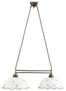 Kolarz 731.82.26 - Luster na lanku NONNA 2xE27/75W/230V zelená