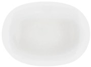 Altom Servírovací tanier z opálového skla White harmony 23 x 16 cm
