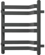 Mexen Loop, kúpeľňový radiátor 500 x 375 mm, 253 W, grafitová, W129-0500-350-00-66