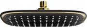 Mexen príslušenstvo, sprchová hlavica 25x19 cm D-49, čierna-zlatá, 79749-75
