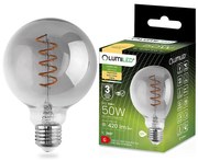 Žiarovka LED G95 filament 6W E27 2200K SMOKEY