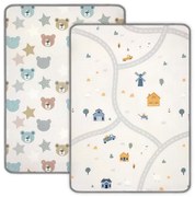 Rolovacia podložka pre deti Kinder 120x178 cm - medvede a farma