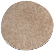 Koberec kruh SERENADE svetlo hnedý