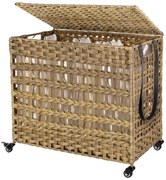 Ratanový kôš na bielizeň, kôš na prádlo, prírodný