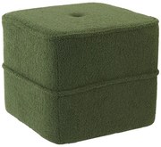 Olivovozelený puf 40x40 cm Kiki - Light &amp; Living