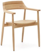 Jedálenská stolička z dubového dreva v prírodnej farbe Fondes – Kave Home