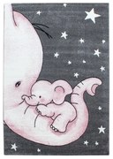 Ružovo-sivý detský koberec 80x150 cm Kids – Ayyildiz Carpets