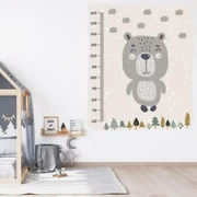 Samolepky na stenu - Meter - Medvedík