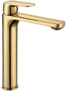 Kuchinox Gava, vysoká umývadlová batéria h-262, zlatá lesklá, LAV-BQG_G2ND