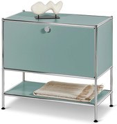 Kovová odkladacia skrinka »CN3« s 1 výklopným priečinkom, šalviová