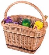 Nákupný kôš prútený Pani VI.š. 40 x hl. 30 x v. 25/42(cm)