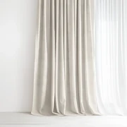 Goldea dekoračný záves malaga - režný 140x135 cm