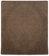 Vopi, Kusový koberec Eton hnedý 97 štvorec, 80x80, hnedá, chodba / predsieň