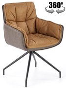 Stolička K523 hnedá