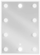 Mexen Dona kúpeľňové zrkadlo s podsvietením 50 x 70 cm, LED 6000K, ochrana proti zahmleniu - 9818-050-070-611-00