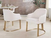 Luxusná jedálenská stolička Padova béžová menčester