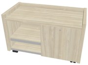 Mobilný kontajner Verno 100 x 50 cm, pravý, agát