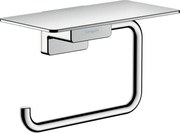 Hansgrohe AddStoris, držiak na toaletný papier s poličkou, chrómová, HAN-41772000