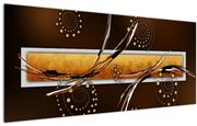 Obraz abstrakcie - Motýle (120x50 cm)
