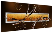 Obraz abstrakcie - Motýle (120x50 cm)
