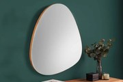 Dizajnové nástenné zrkadlo s dreveným rámom Salome dub 70cm