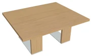 Konferenčný stolík Verno+ 120 x 100 cm, dub svetlý