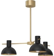 Luster na tyči ESTATE MINI 3xE27/15W/230V čierna