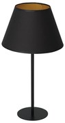 Stolná lampa ARDEN 1xE27/60W/230V pr. 30 cm čierna/zlatá