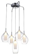 Azzardo AZ3076 - Luster na lanku AMBER 5xG9/40W/230V
