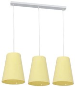 Luster na lanku PINIO 3xE27/60W/230V žltá
