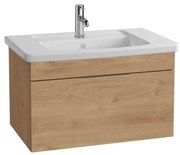Kúpeľňová skrinka s umývadlom VitrA Mia 80x49,5x43,5 cm dub MIA8049D