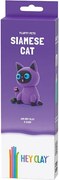 Hey Clay Siamská mačka – Vytvorte si roztomilú figúrku